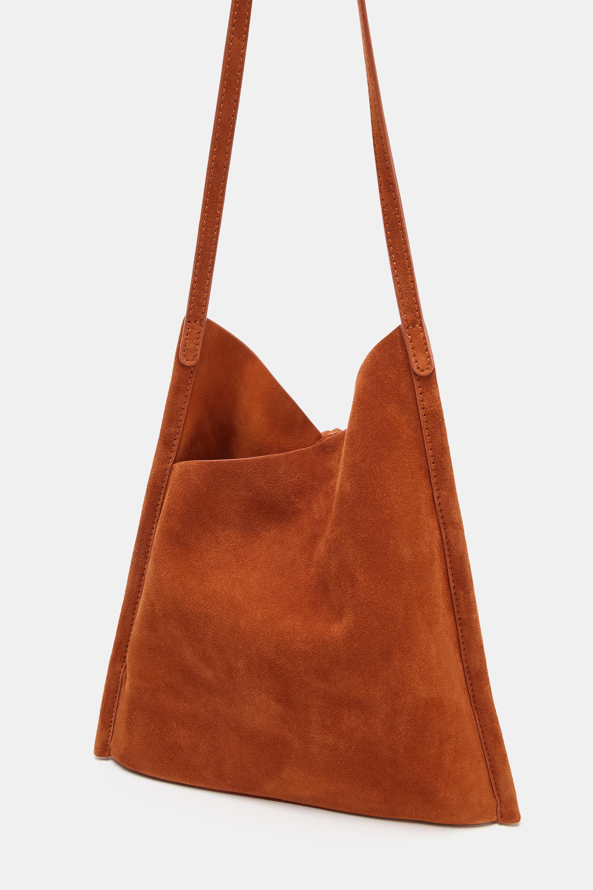 MINI SAC PLAT EN CUIR À NŒUD