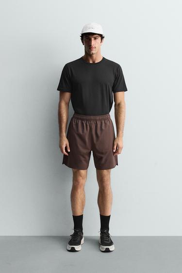 9" TRAINING SHORTS - Brown by Zara - Image 0