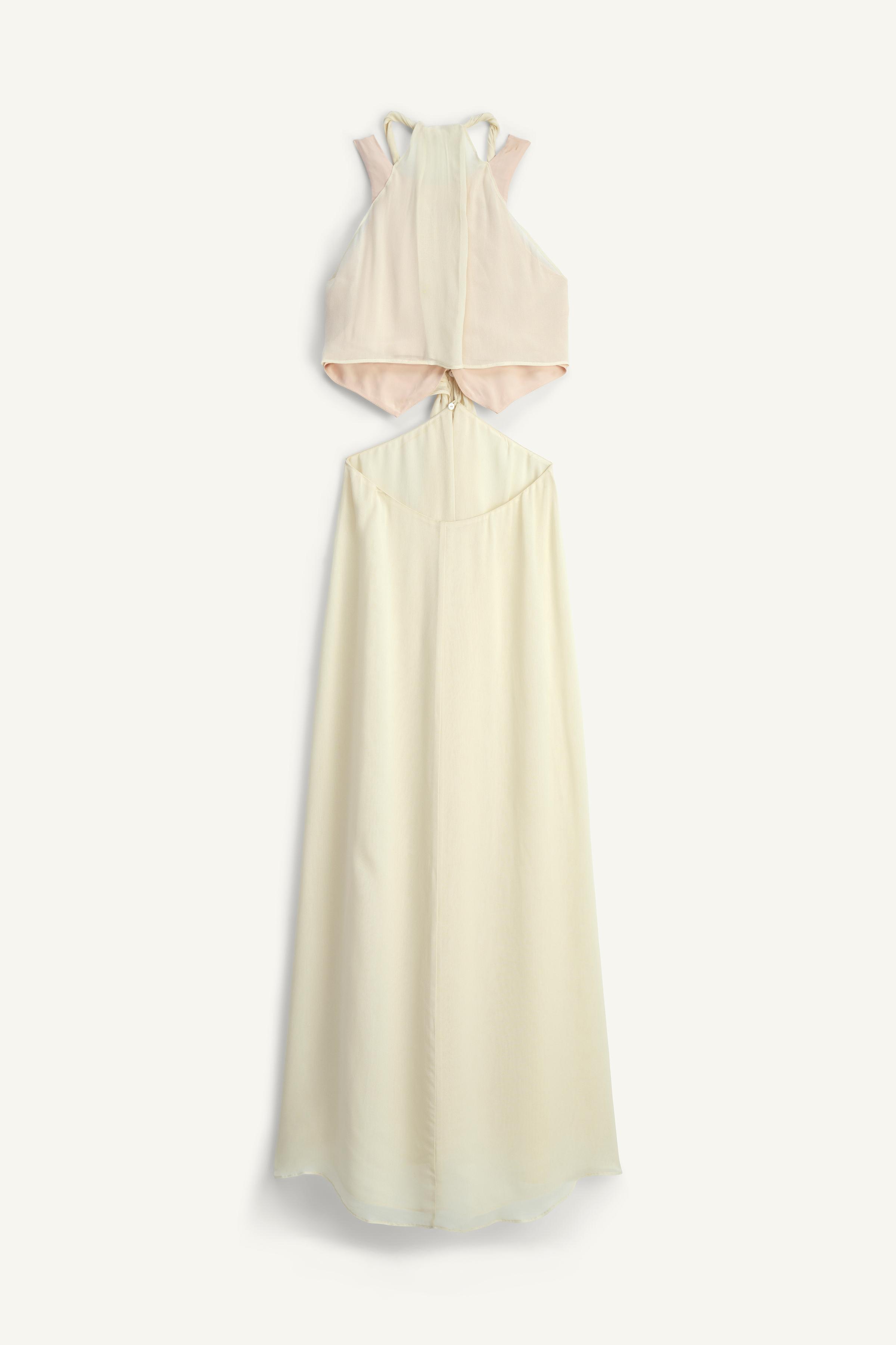 コントラスト ワンピース - LIMITED EDITION - バター | ZARA