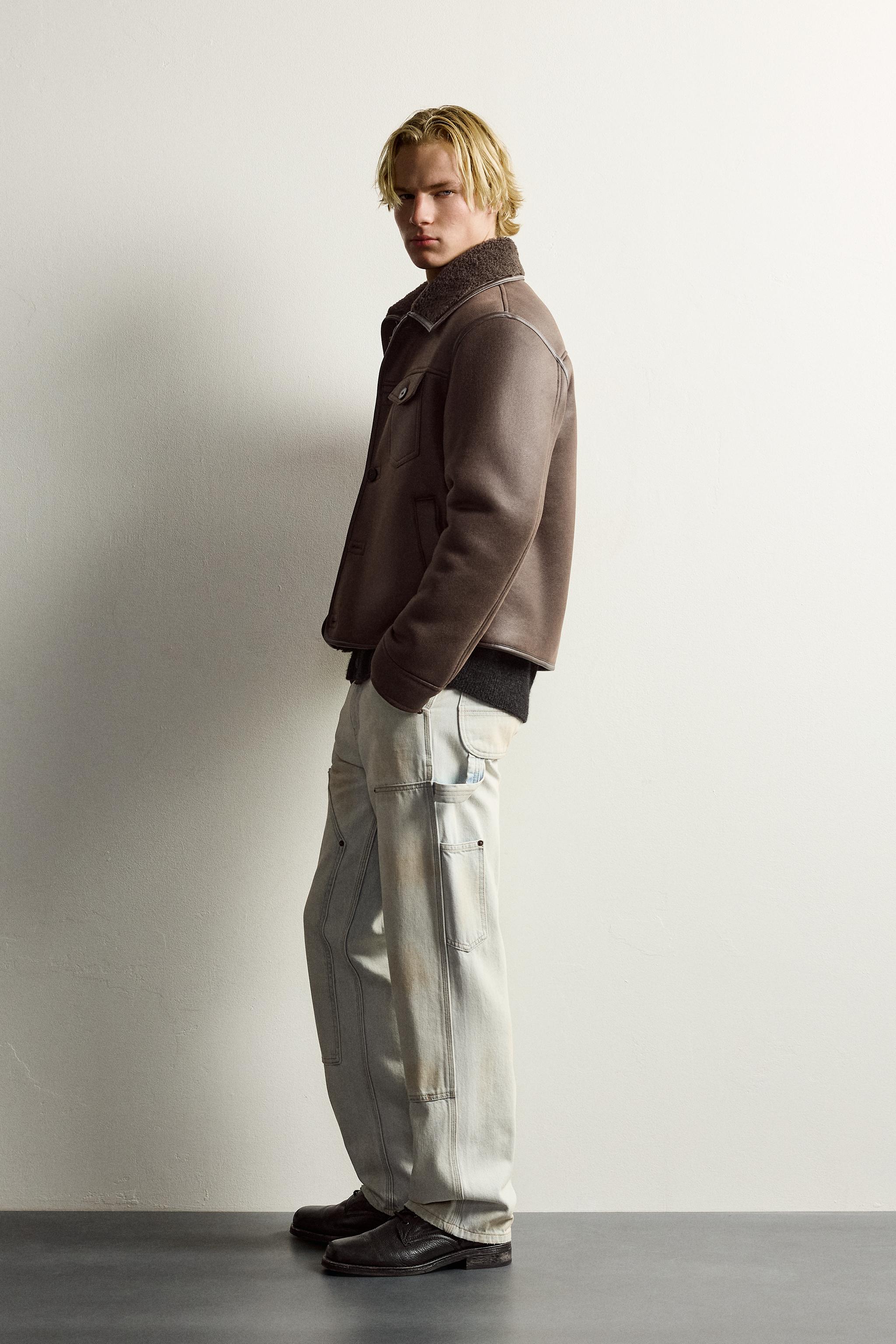 DOUBLE-FACED FAUX LEATHER JACKET