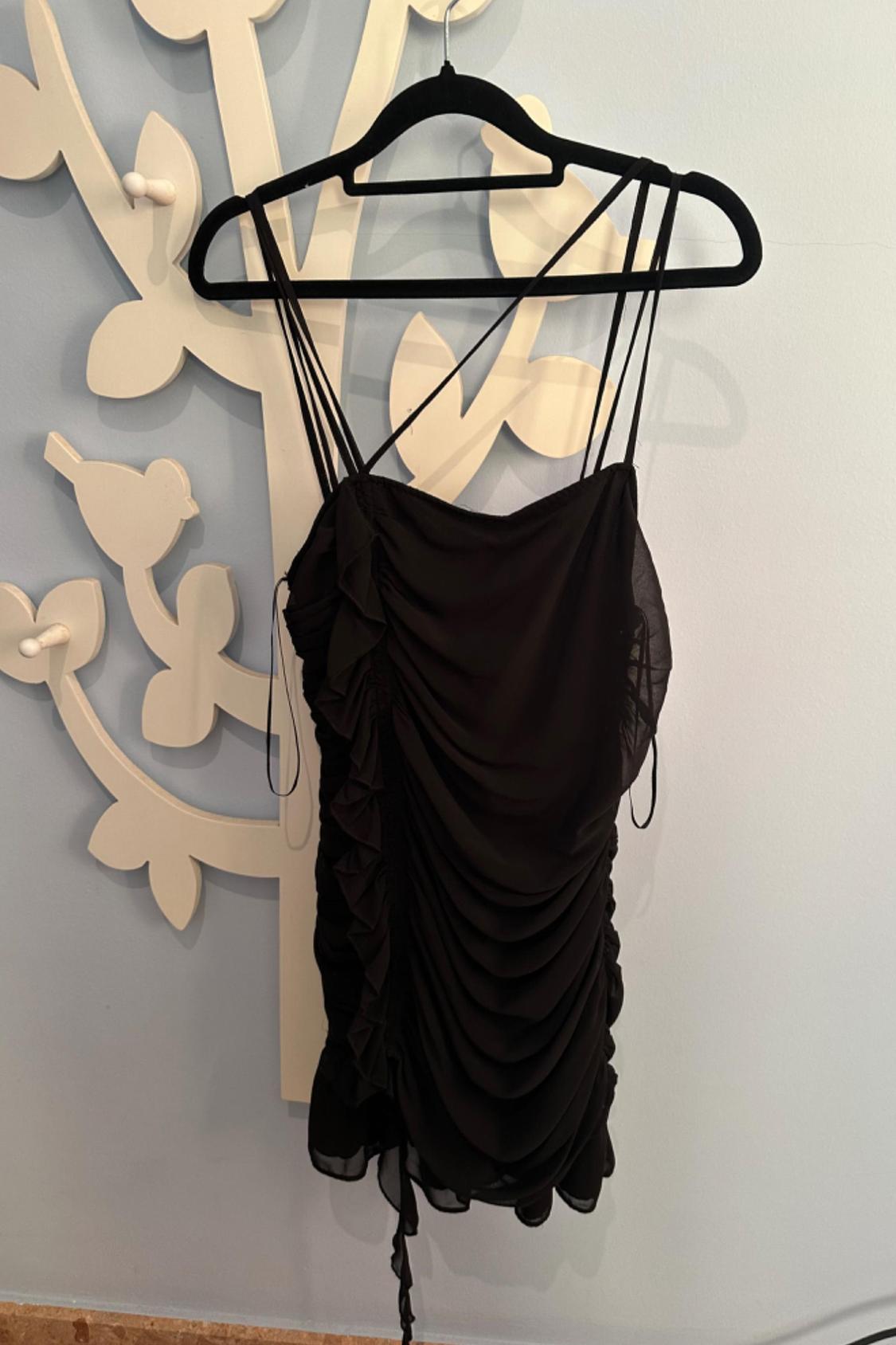 RUFFLED DRESS WITH FLOWER - Image 2