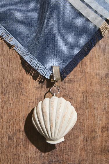 Zara SET OF MARINE TABLECLOTH CLIPS (SET OF 4) - Blue / White