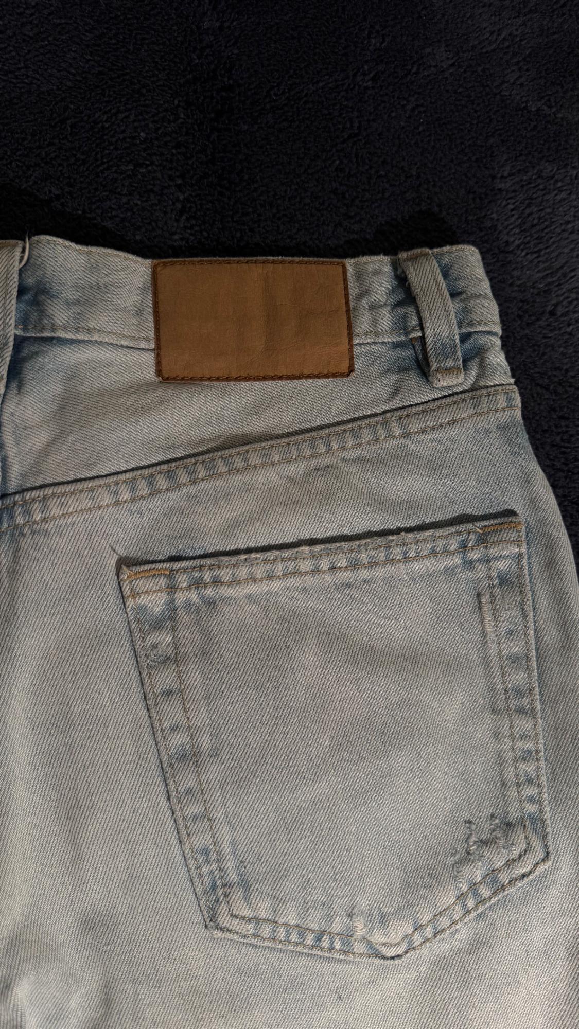 STRAIGHTLEG DENIM BERMUDA SHORTS - Image 6
