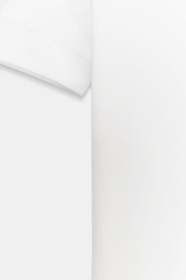 MINIMALIST SHORT SLEEVE T-SHIRT - Oyster-white by Zara - Image 6