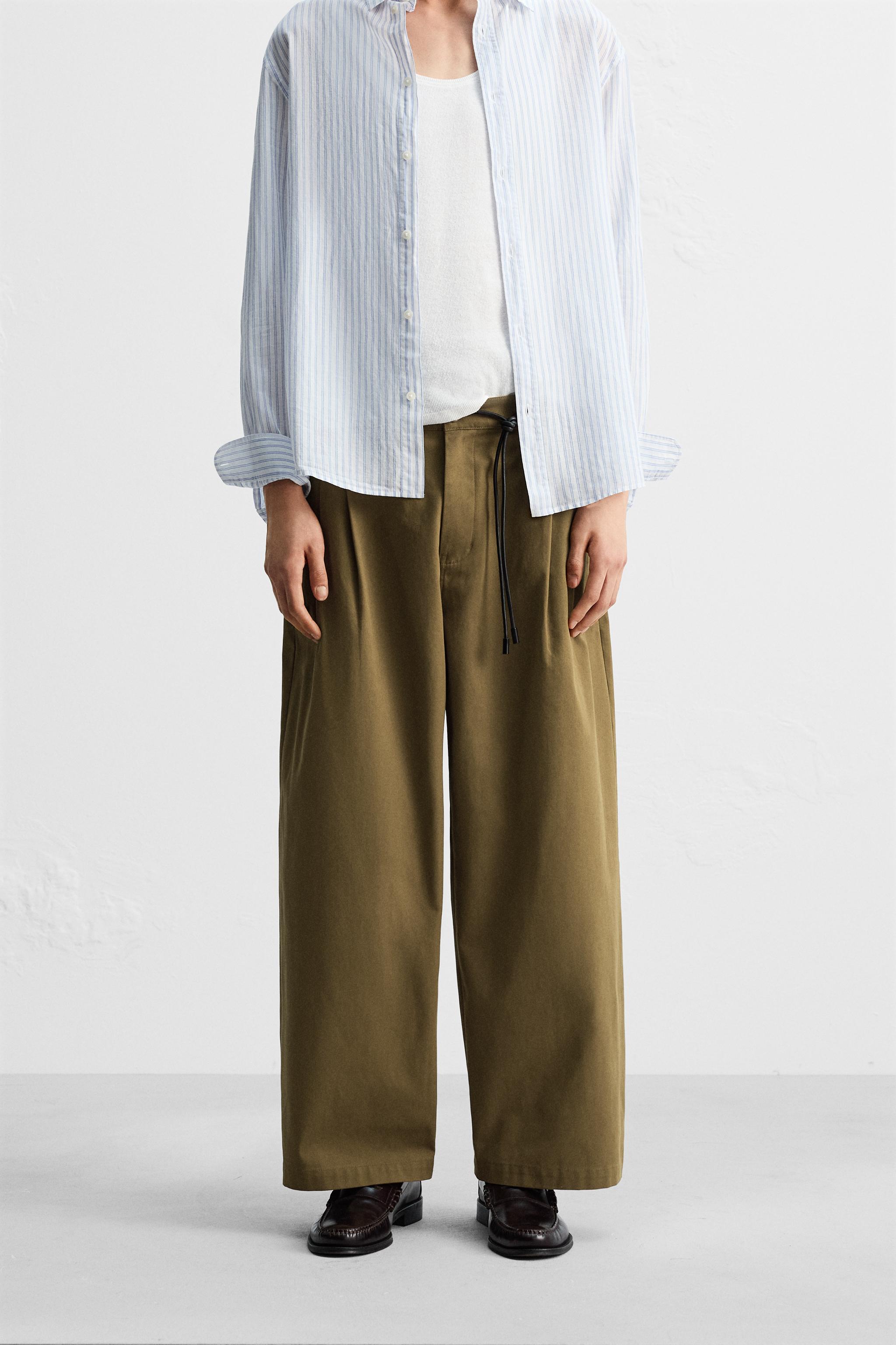 ★ドイツ発*ZARA*新作*ワイドフィットパンツ/BL★ org.jpg