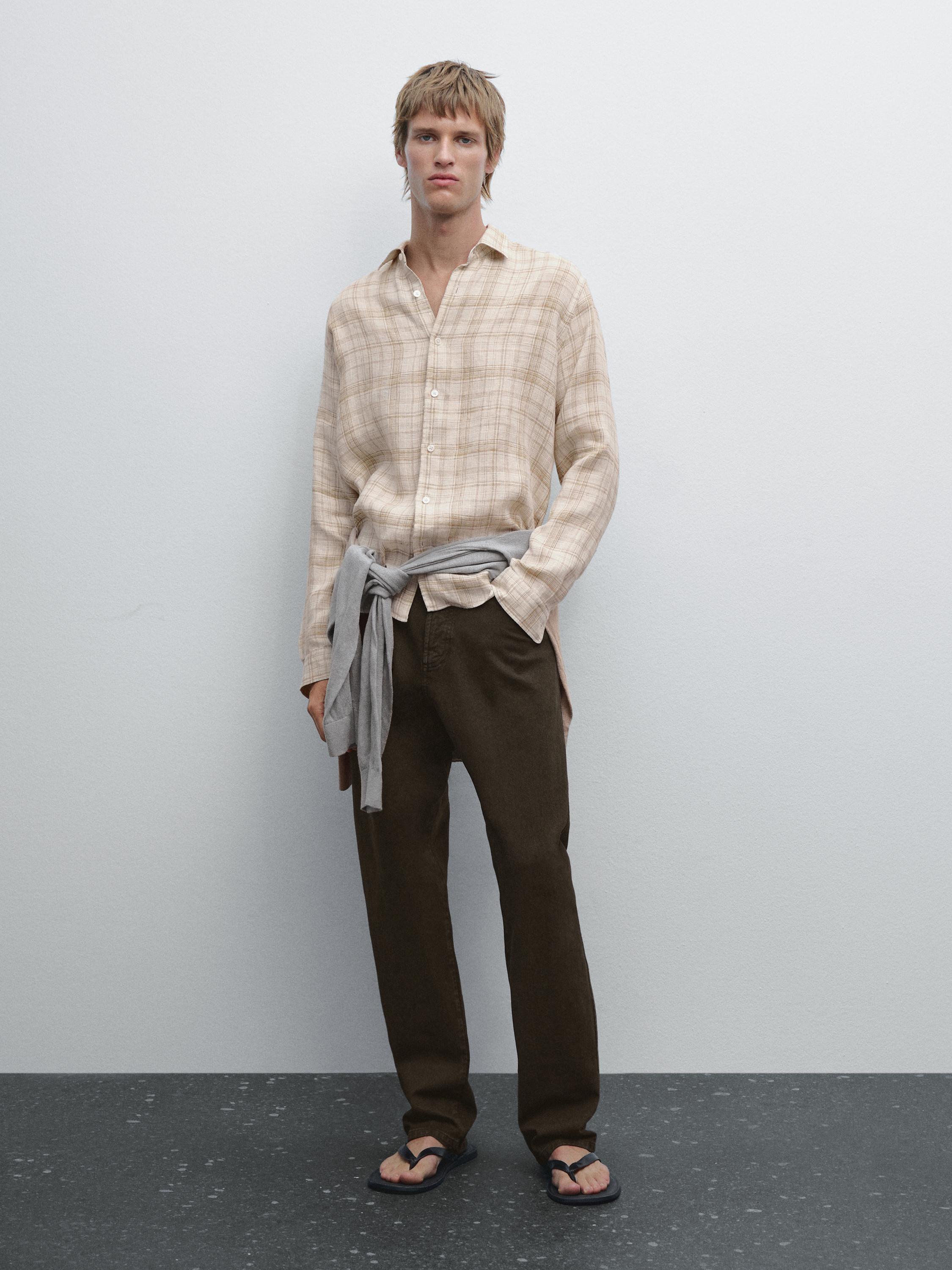 Chemise à carreaux regular fit