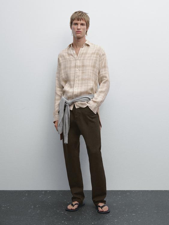 Regular fit check shirt