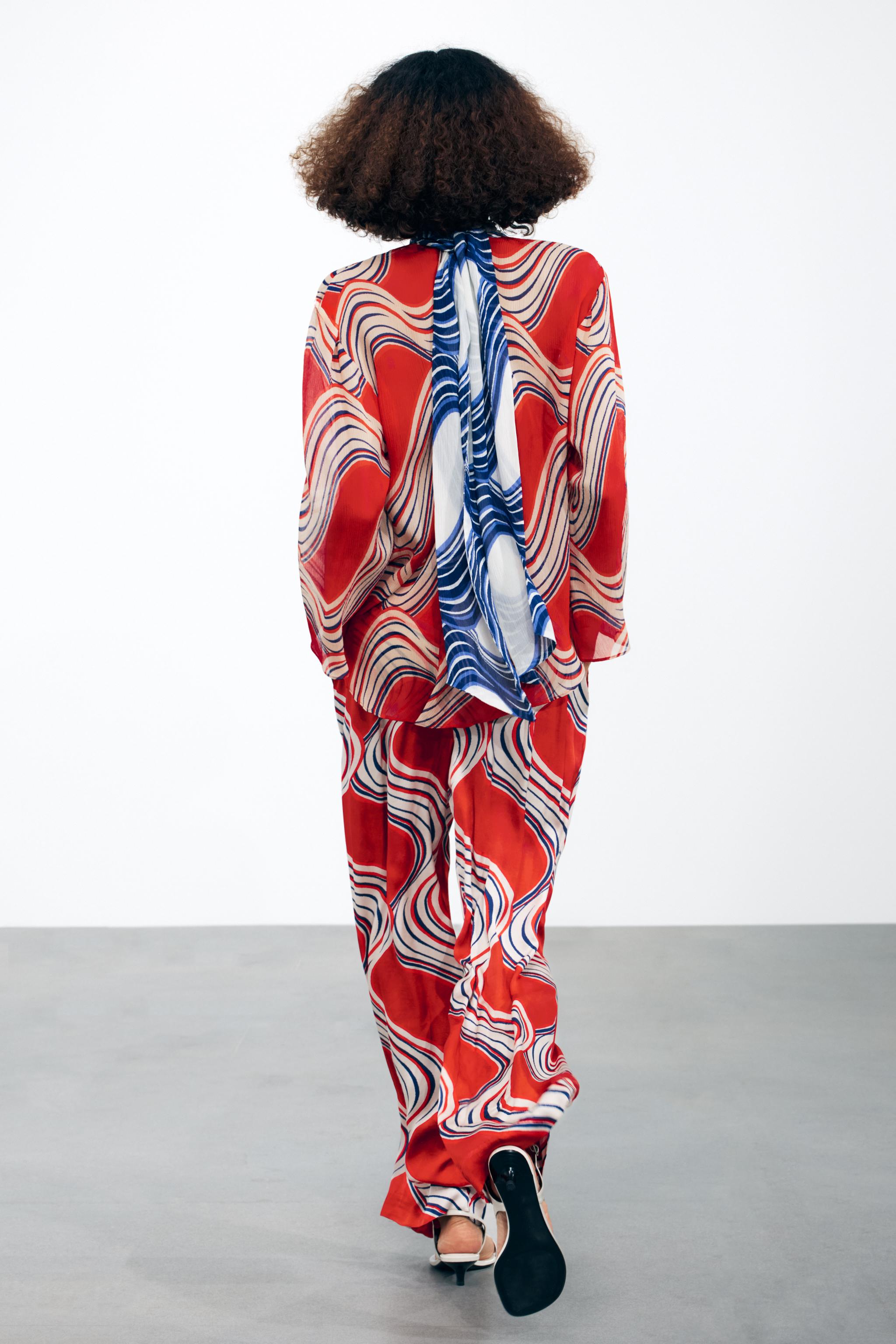 ZW COLLECTION PRINTED PAJAMA PANTS - Multicolored | ZARA Canada ZW COLLECTION PRINTED PAJAMA PANTS - Multicolored | ZARA Canada