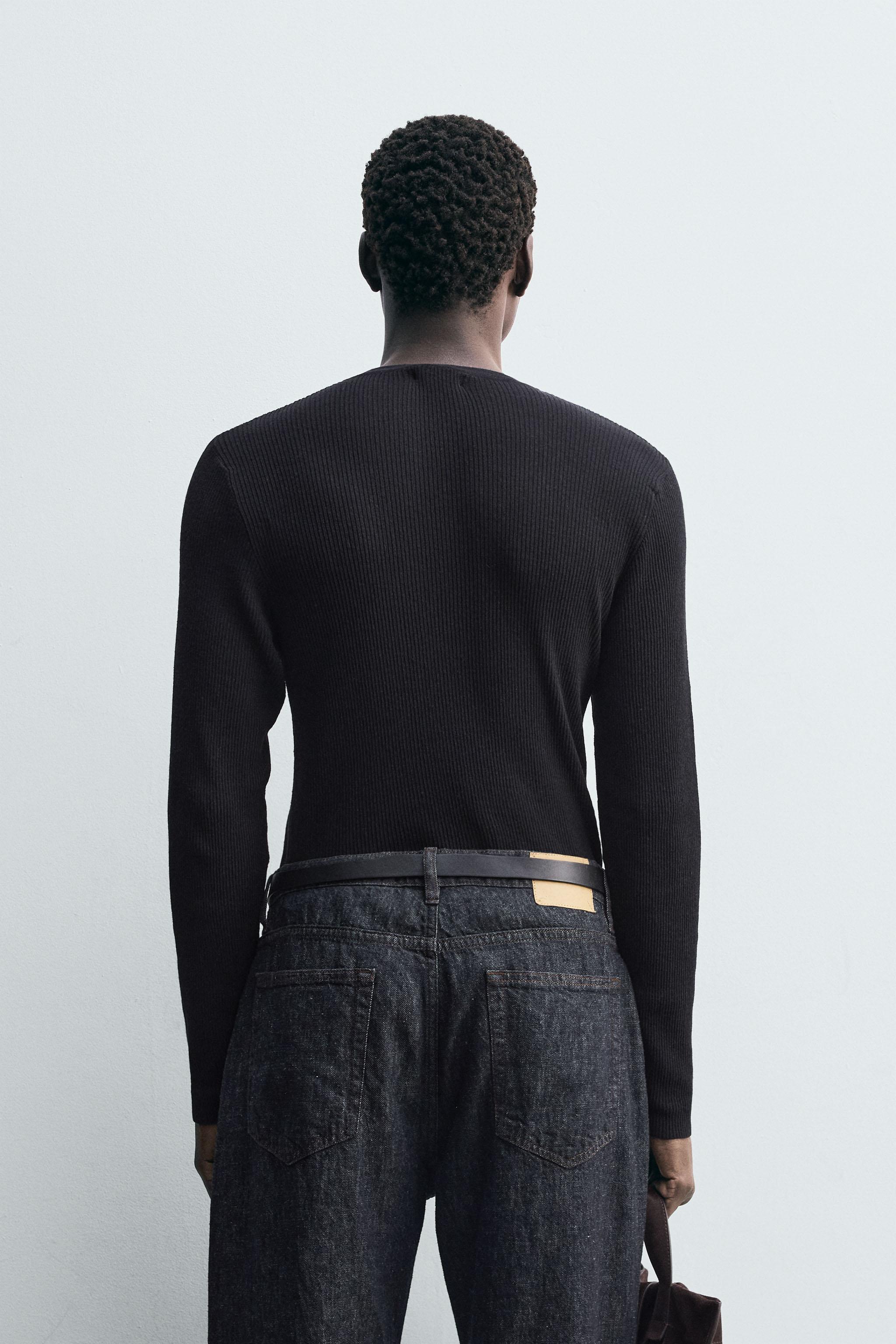 LIGHTWEIGHT GRANDAD COLLAR JUMPER