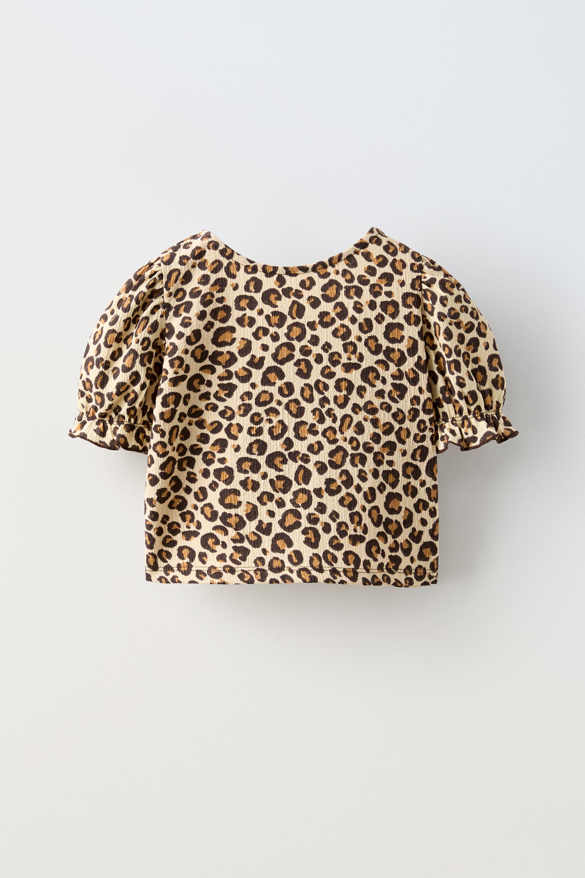 New Zara cheapest animal print 2-piece outfit