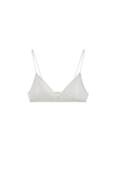SOUTIEN-GORGE SEAMLESS À BRETELLES - Blanc de Zara