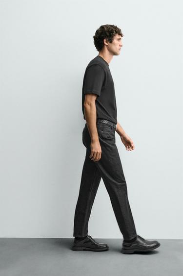 JEAN COUPE SLIM - Noir de Zara - Image 5