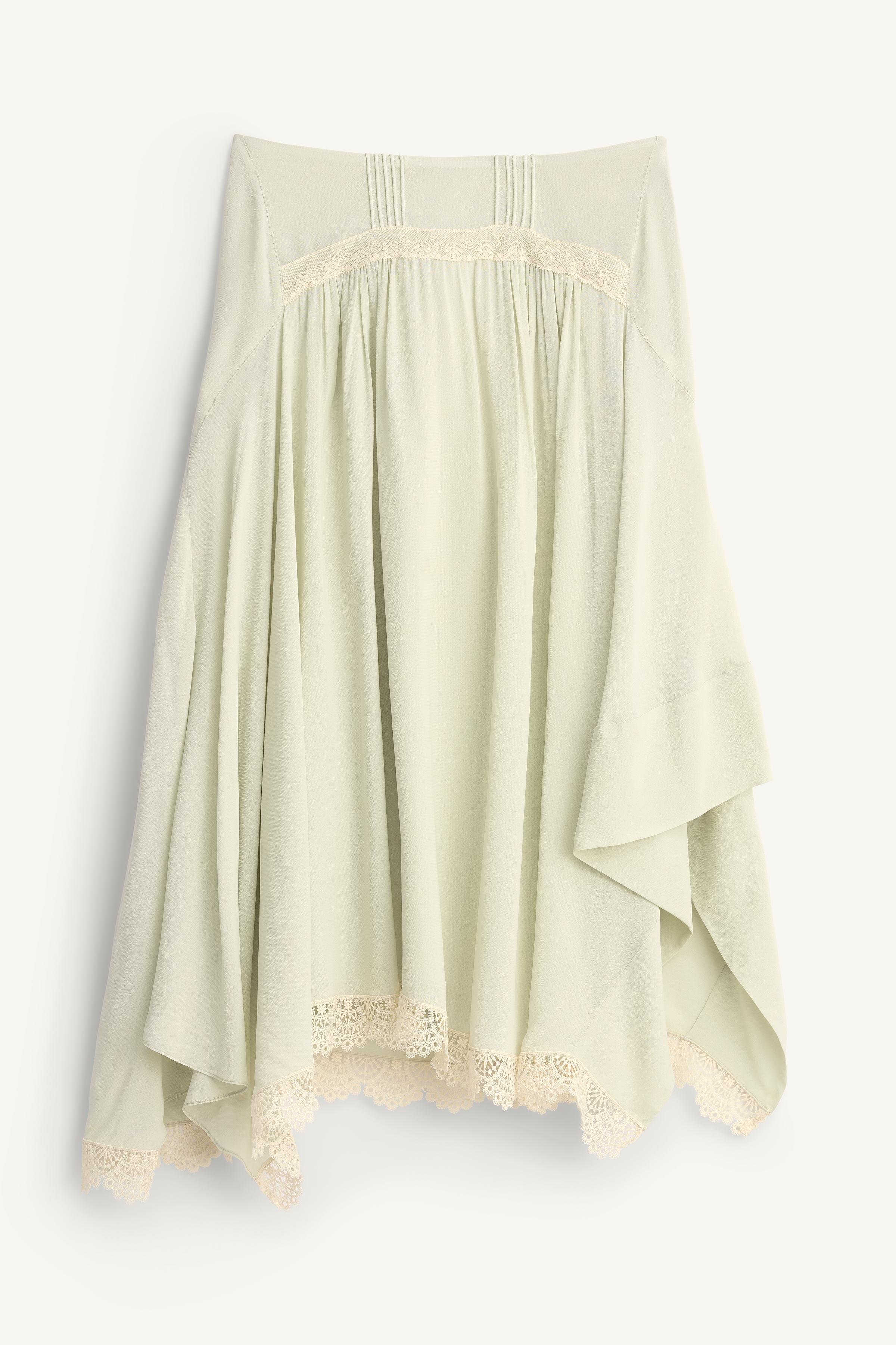 LIMITED EDITION RUFFLED LACE SKIRT