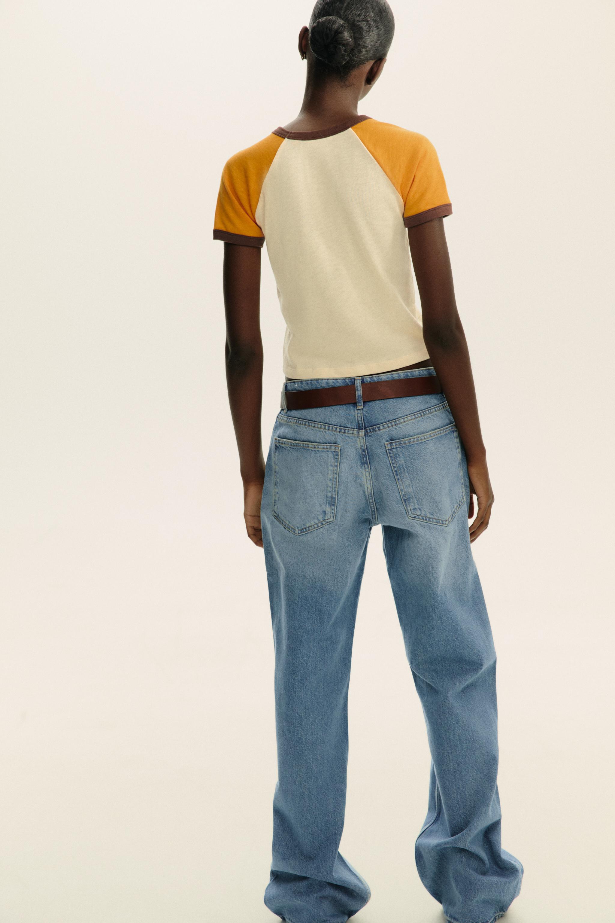スペイン発送 ZARA テキストリブTシャツ 選べるデザイン 最新作 210.jpg