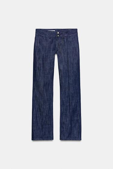TRF LOW-RISE STRAIGHT JEANS - Ink blue by Zara - Image 6