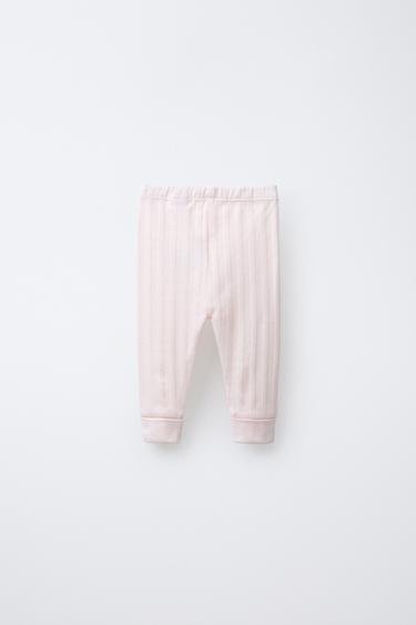 THREE-PACK OF RIBBED LEGGINGS - Pink by Zara - Image 2