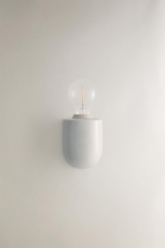 LAMPE | WANDLAMPE KERAMIK - Hellbeige von Zara - Bild 0