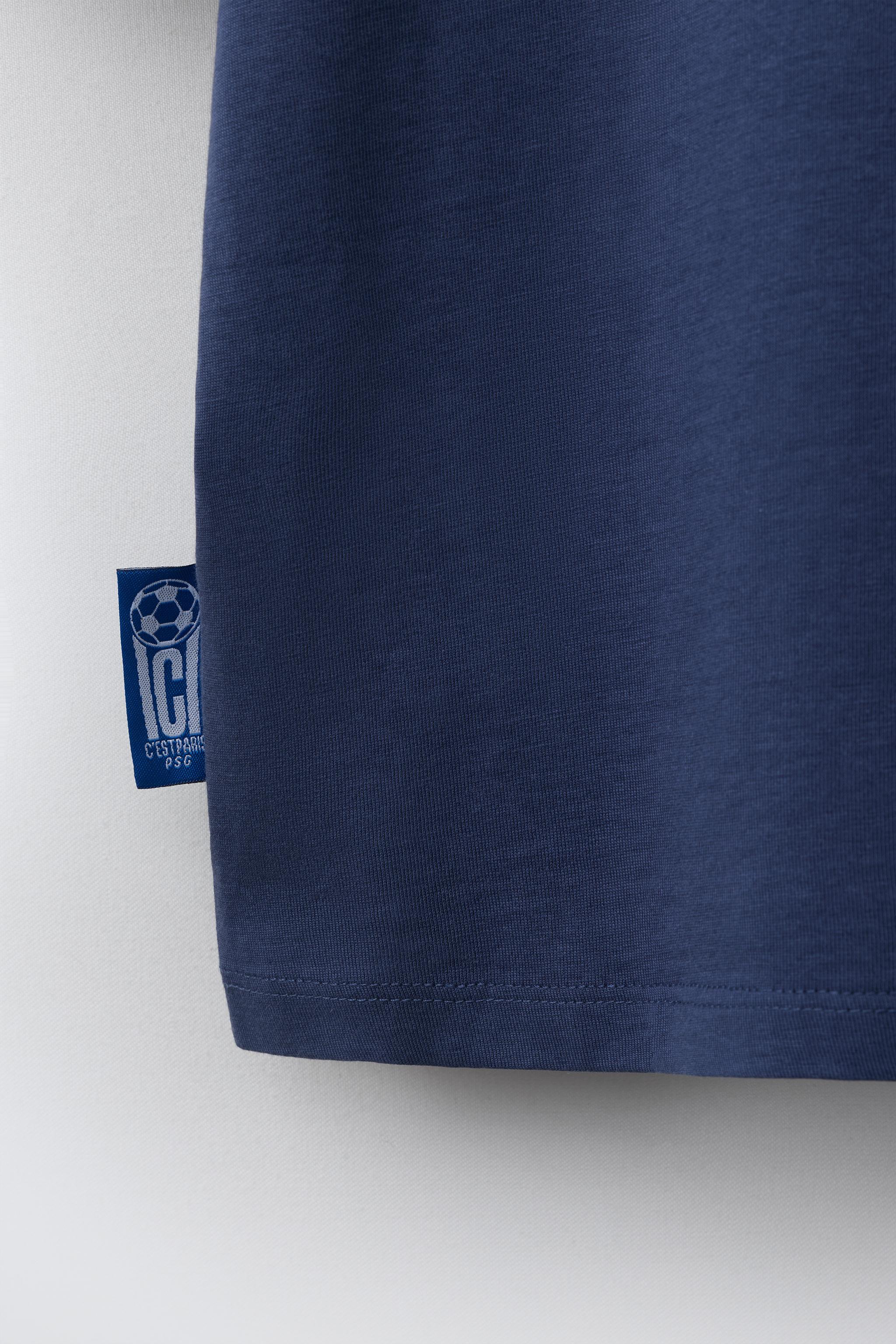 Детские футболки Zara PSG® PRINTED T-SHIRT — фото 4