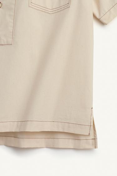 SLR SHRT - Ecru by Zara - Image 8