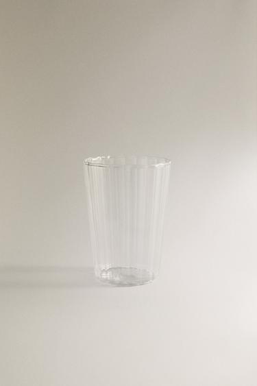 レリーフライン ボロシリケイトガラス タンブラー990Zaraのレリーフライン ボロシリケイトガラス タンブラー - 990