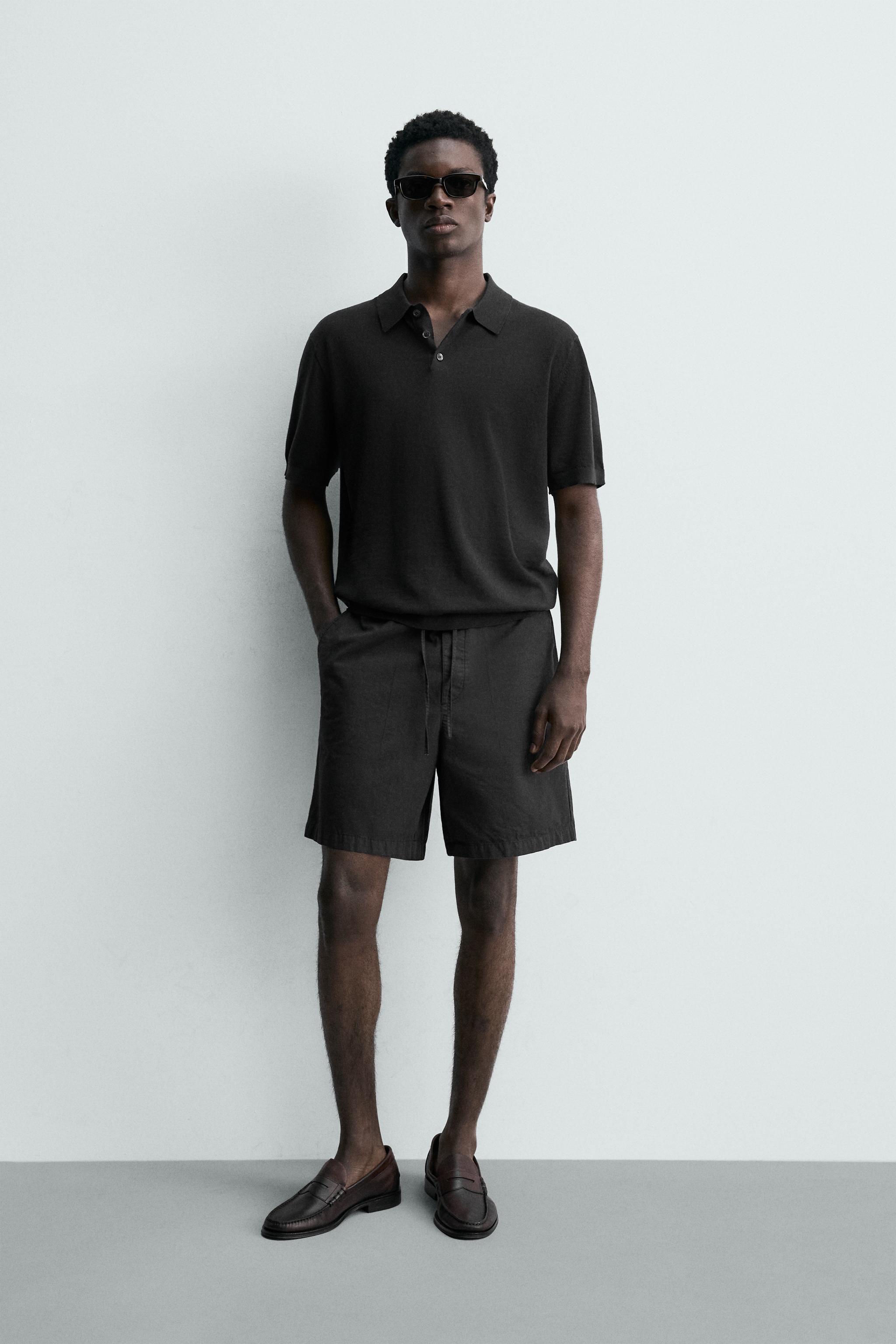 HEMP-COTTON KNIT POLO