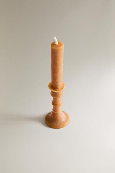 PACK OF DECORATIVE CANDLESTICK CANDLES (PACK OF 3) - Intense red by Zara - Image 1