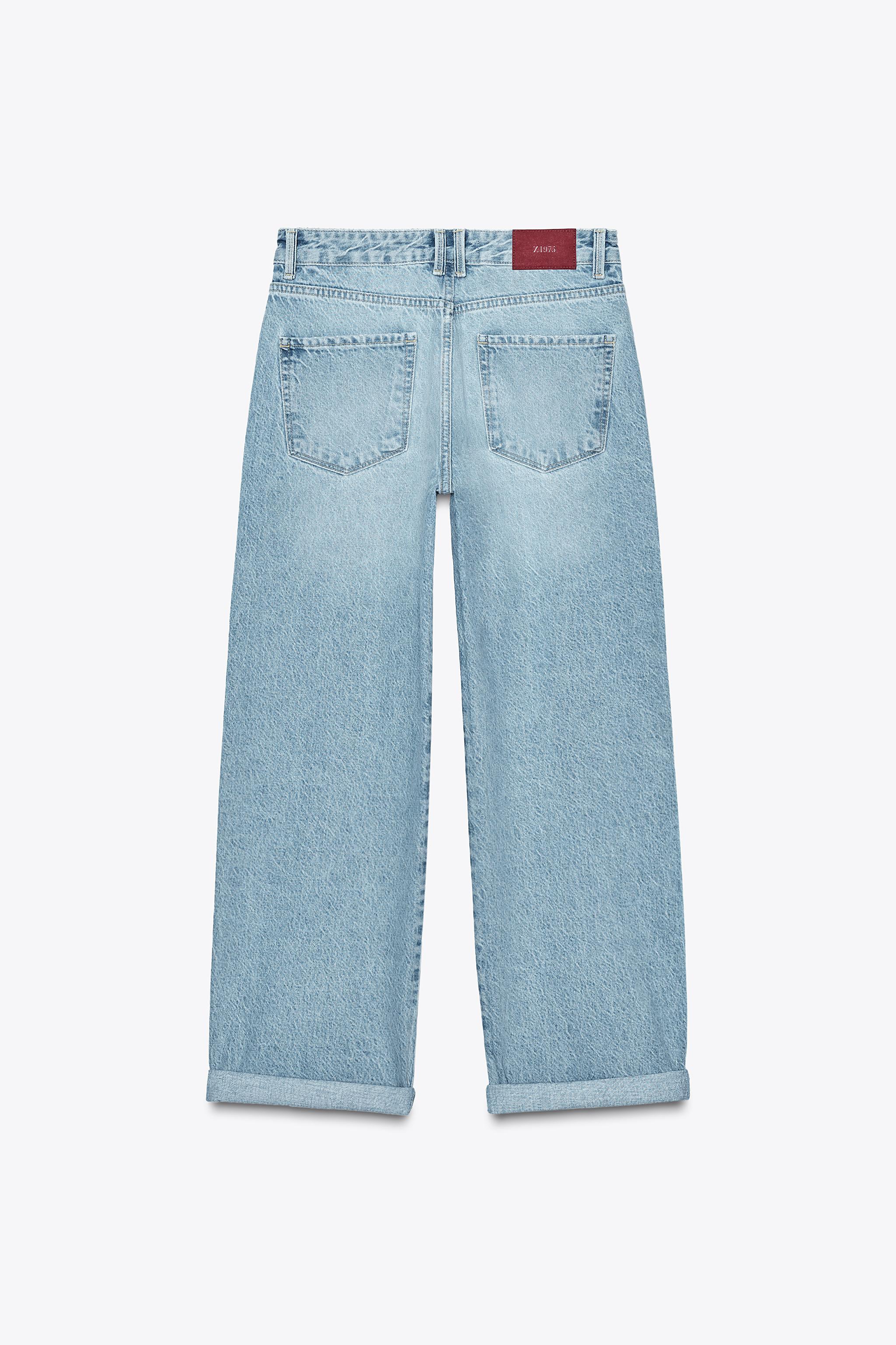 Z1975 RELAX FIT ミッドライズ ターンアップヘム デニムパンツ