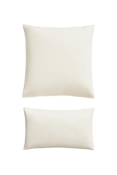 PLAIN CUSHION COVER - Mid-ecru by Zara