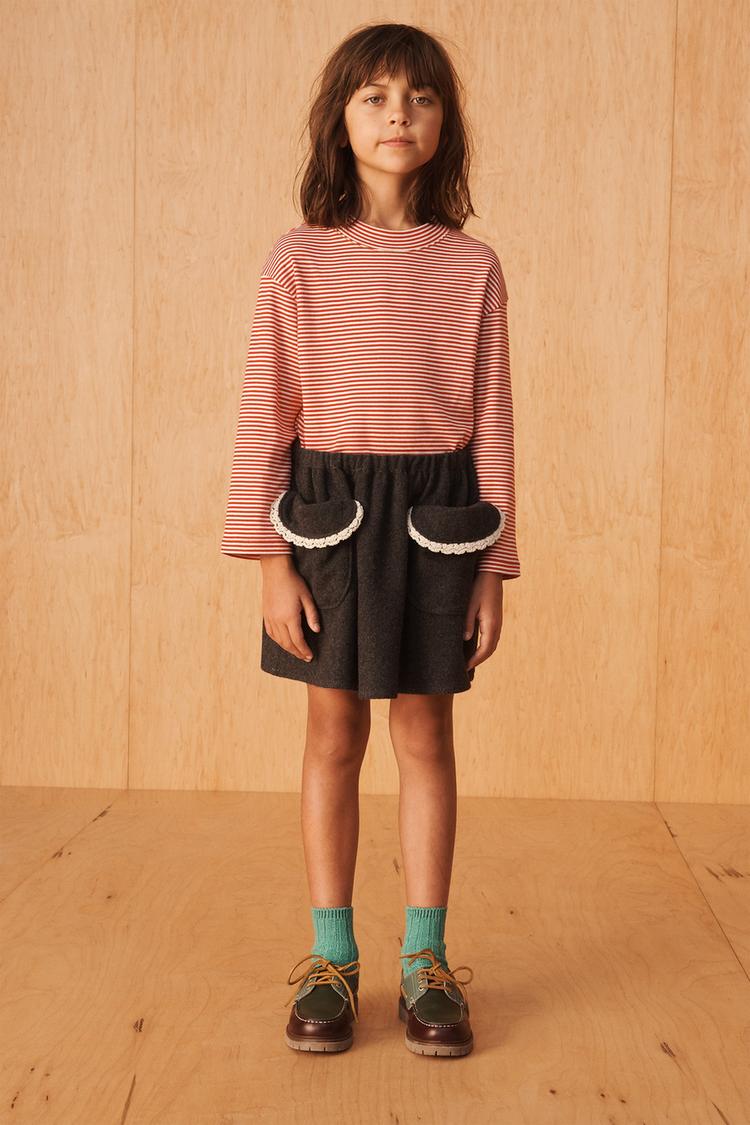 Falda con lana crochet limited edition