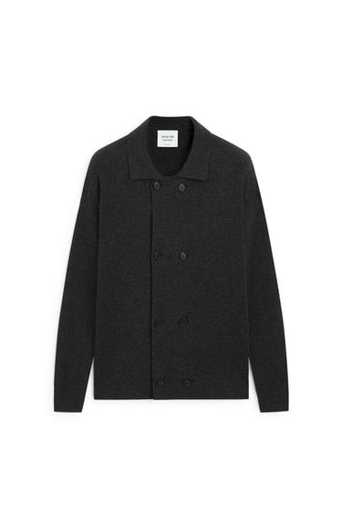 Double-breasted knit cardigan - LIMITED EDITION — Anthracite Gray 2