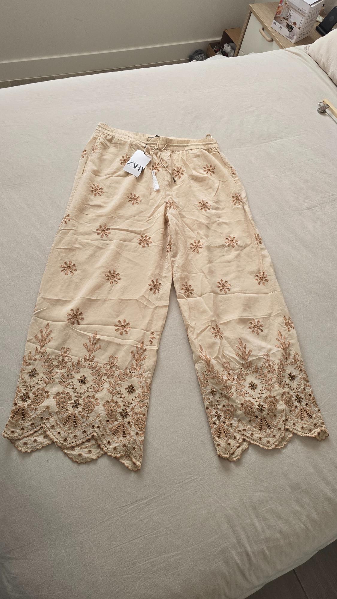 ZW COLLECTION EMBROIDERED TROUSERS - Image 2