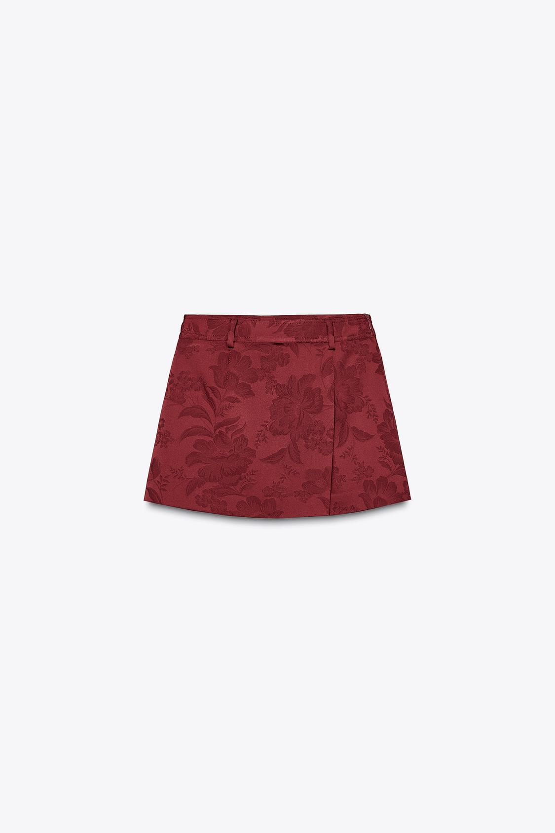 JACQUARD WRAP SKORT