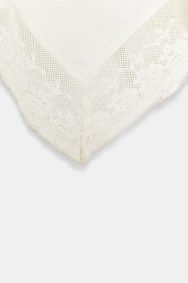 LACE CAPE TOP - Ecru by Zara - Image 5