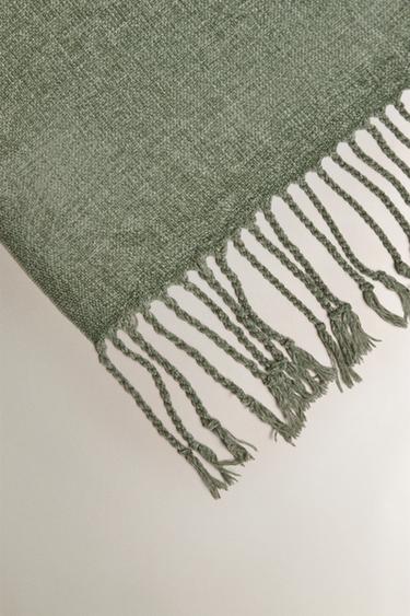 PLAID CHENILLE - Vert bleu de Zara - Image 1