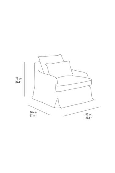 ARMCHAIR 01 - Light beige by Zara - Image 5