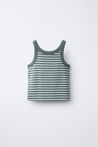 STRIPED APPLIQUÉ TOP - Stripes by Zara - Image 1