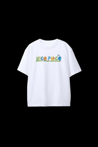 PRINTED T-SHIRT - White by Zara - Image 0