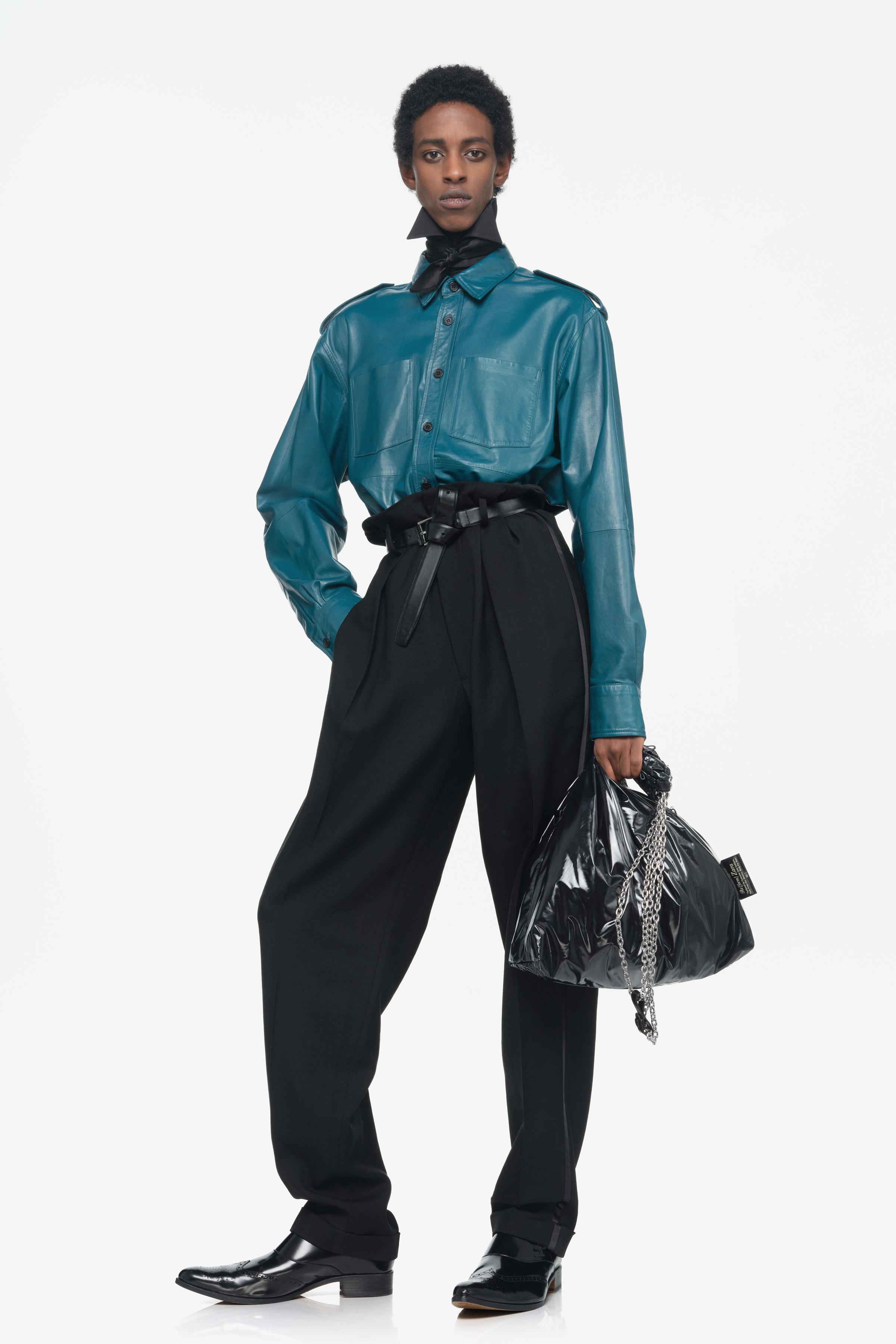 LIMITED EDITION 100% WOOL SIDE STRIPE PANTS - Black | ZARA United