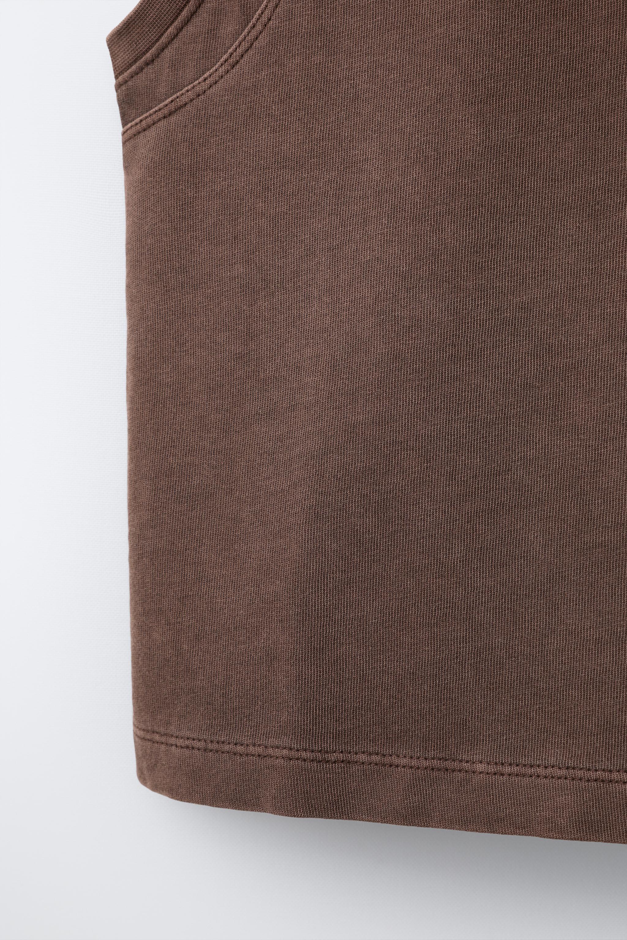 Детские топы Zara PLAIN SLEEVELESS TOP — фото 5