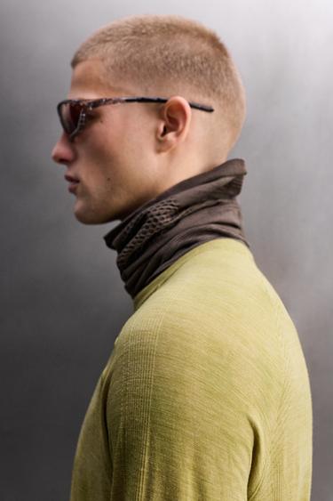 FIRST LAYER WOOL BLEND T-SHIRT - Oil by Zara - Image 5