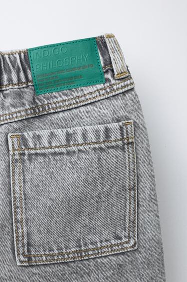 TEXANS BAGGY RELAXED ACID - Gris de Zara