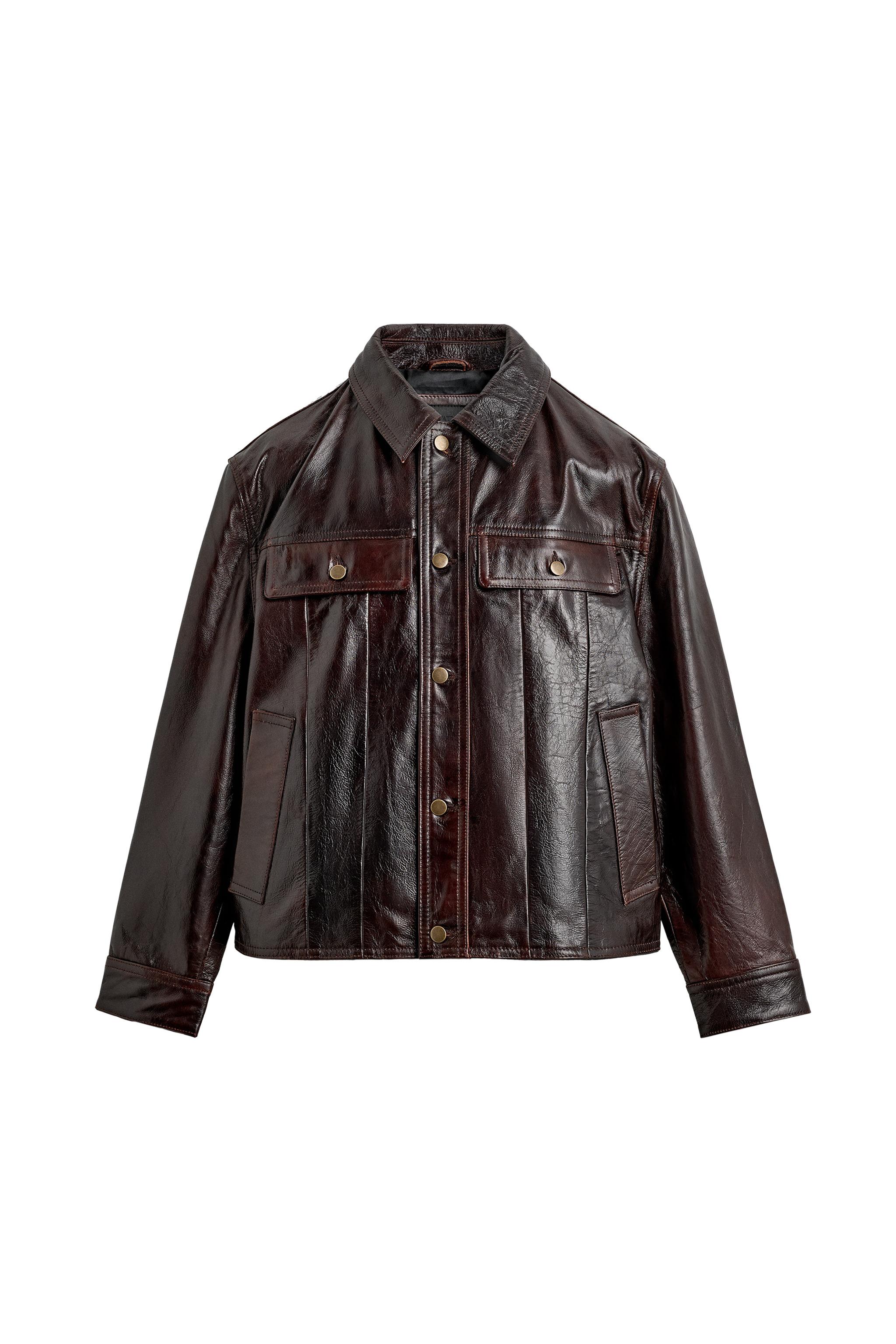 WASHED LEATHER JACKET