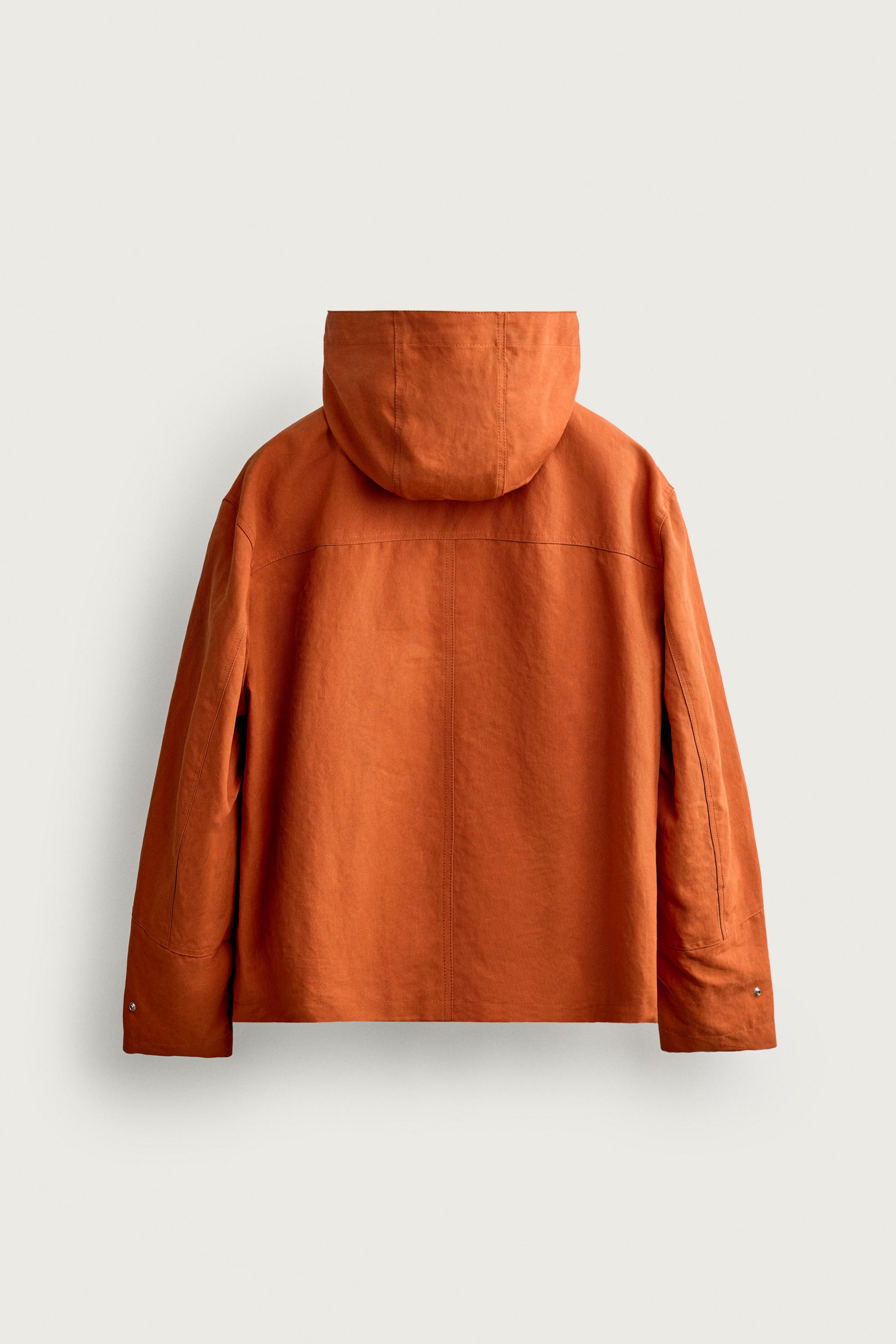 Мужские куртки Zara REGULAR FIT TECHNICAL JACKET — фото 9
