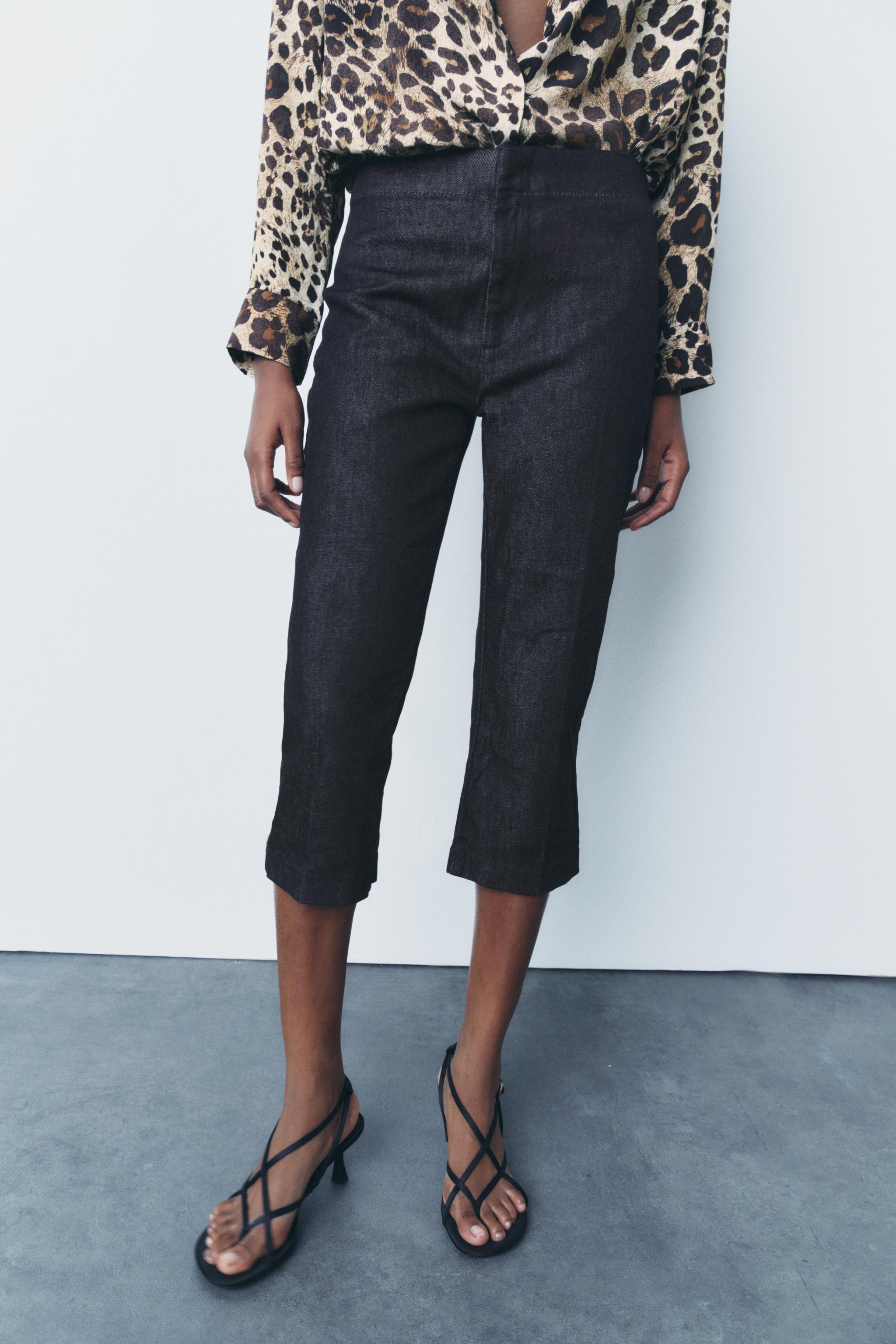 ZW COLLECTION MID RISE CAPRI TROUSERS