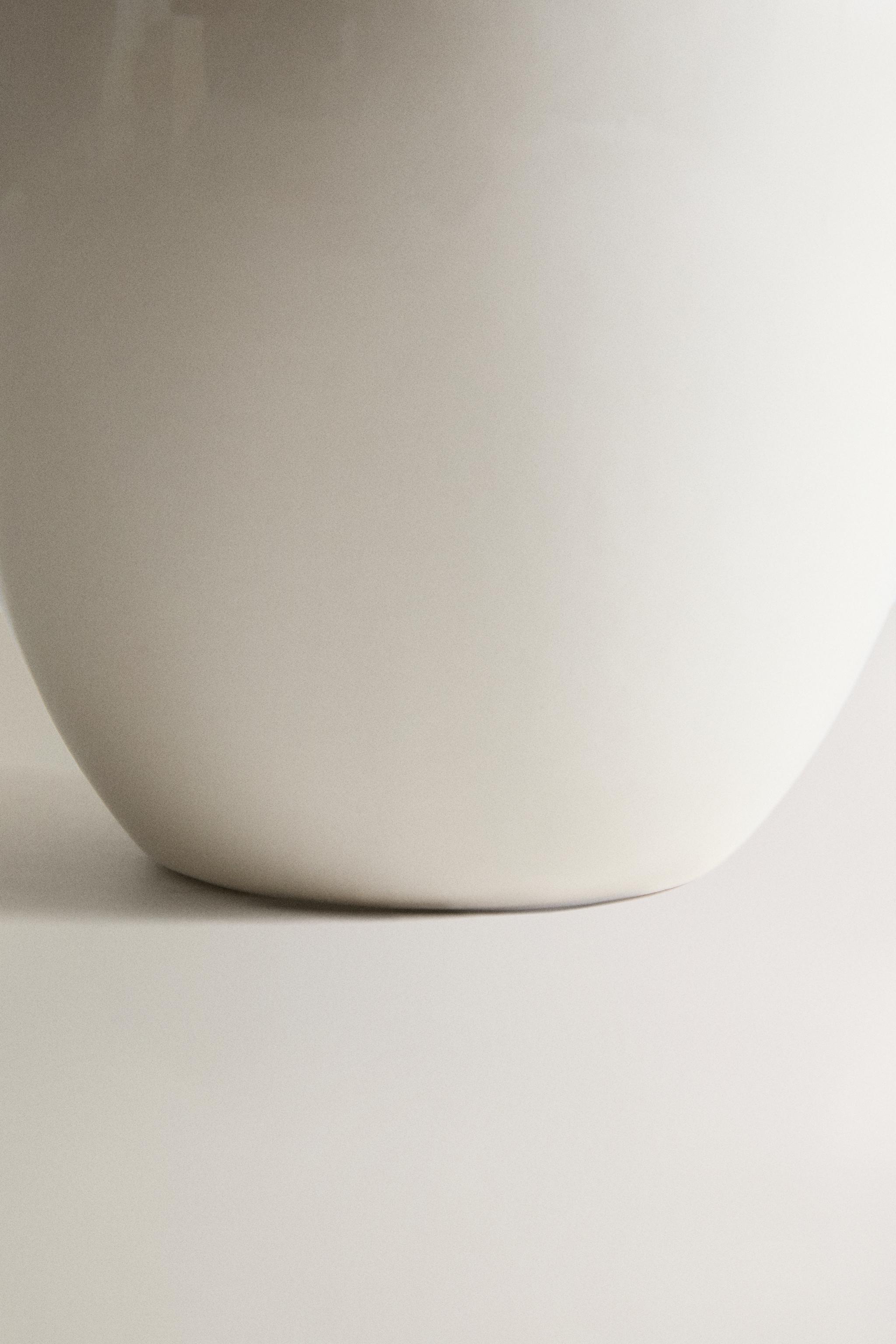 VASE DÉCORATIF CÉRAMIQUE CRÈME