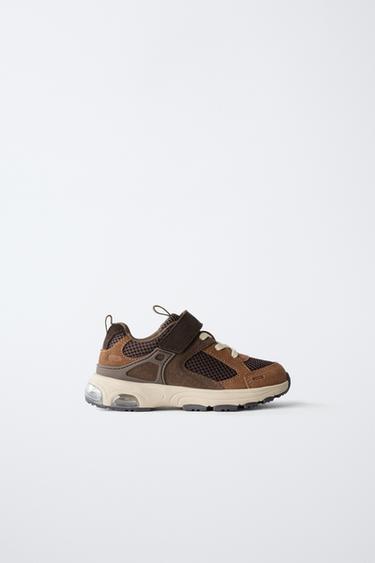 MULTI-PIECE SNEAKERS - Rust Orange by Zara