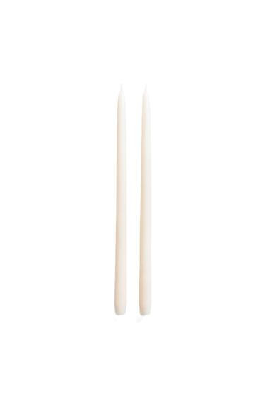 DECORATIVE CANDLESTICK CANDLES (SET OF 2) I COLIN KING – Krémszínű a ZARA-tól