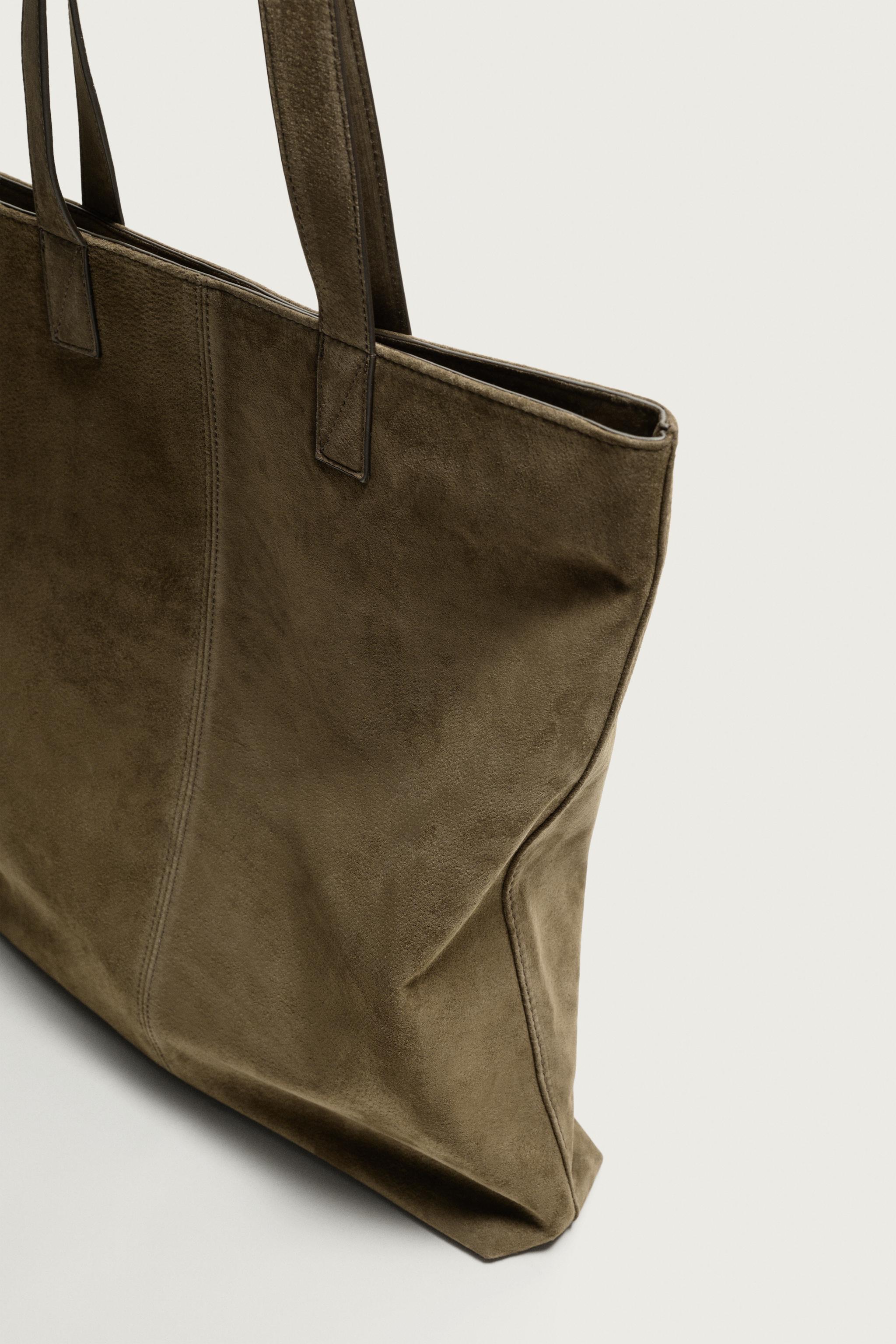 LEATHER SHOPPER BAG