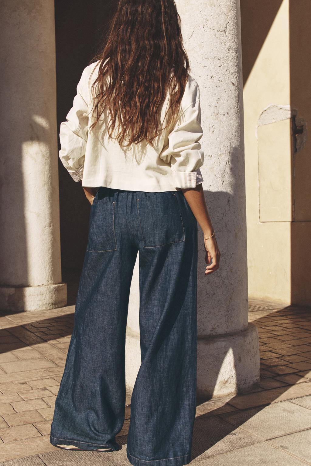 Thumbnail image for LINEN BLEND CROPPED JACKET