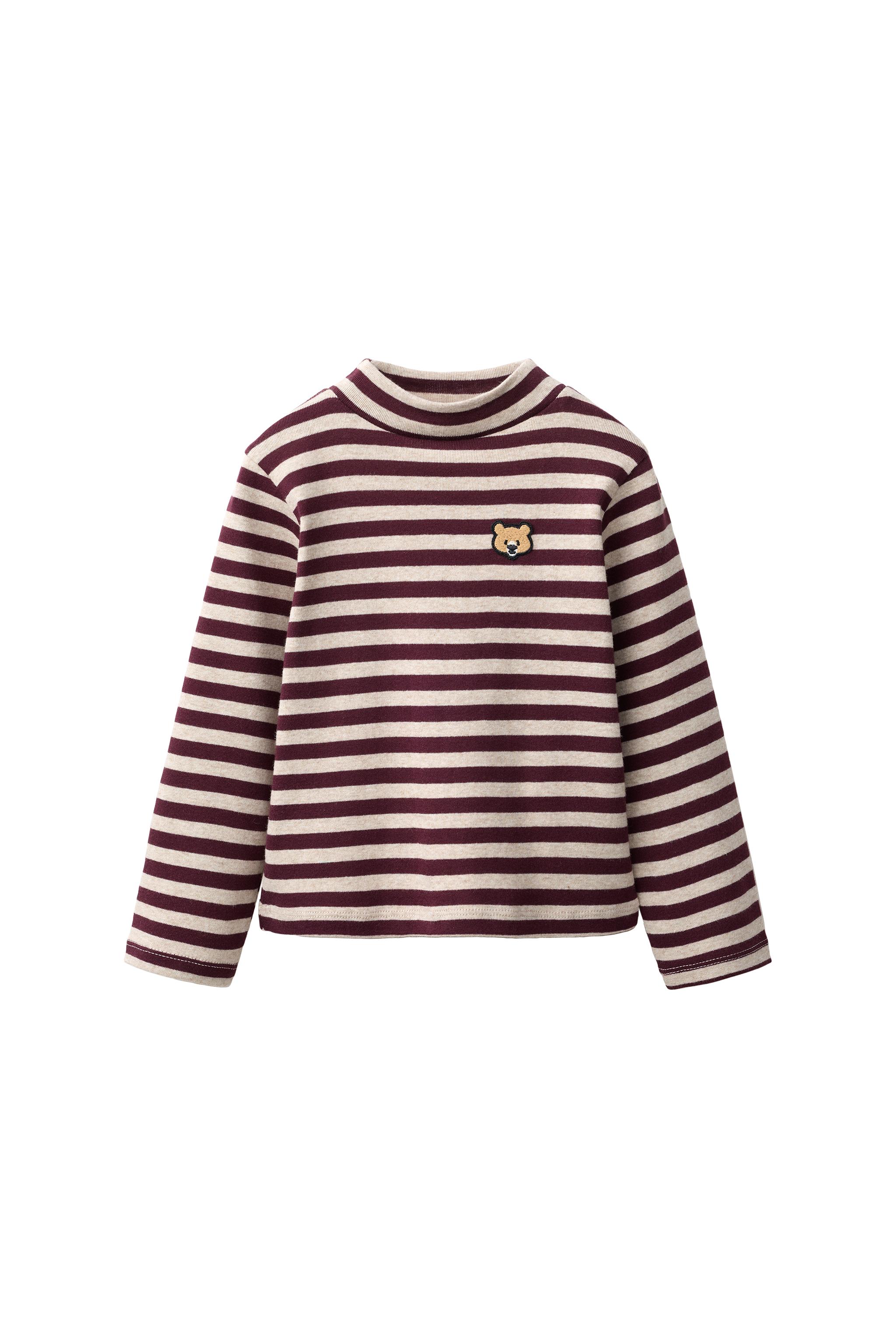 CAMISETA RAYAS SOFT TOUCH PARCHE OSO